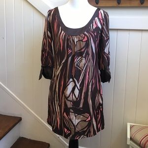 Harkham 100% Silk Floral Dress EUC